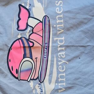 Vineyard Vines Kids Light Blue Long Sleeve Tee Small